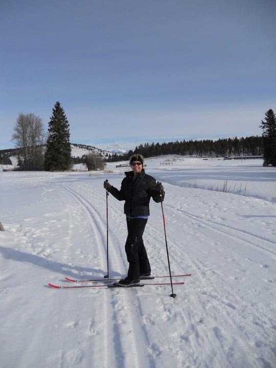 Amy XC Skiing