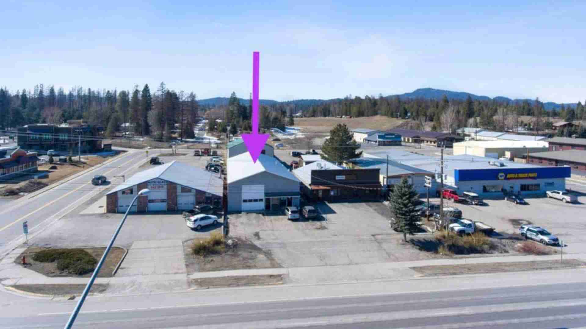 High Visibility Commercial Building in Whitefish Revel Real Estate