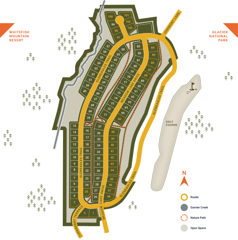 Tamarack Meadows Single Level Living Lots